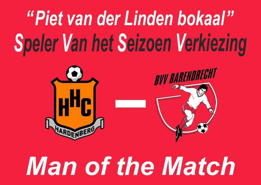 Wie was de best beoordeelde speler in de wedstrijd tussen HHC Hardenberg en BVV Barendrecht ...?
