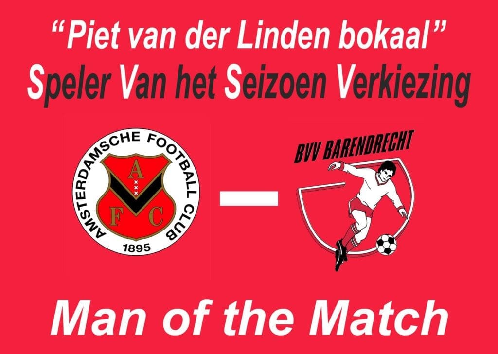 Wie was de best beoordeelde speler in de wedstrijd tussen AFC en BVV Barendrecht ...?