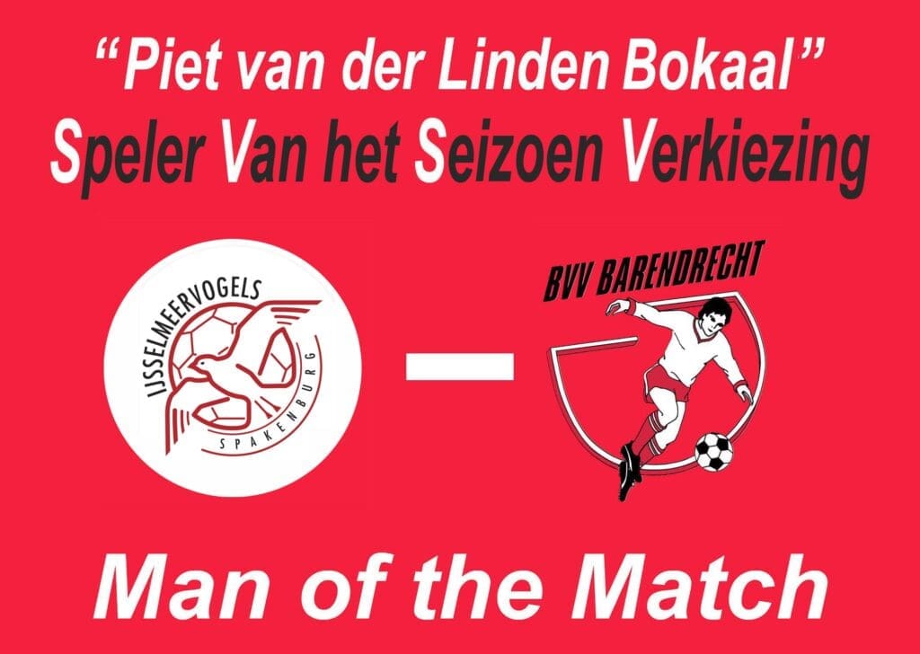 Wie was de best beoordeelde speler in de wedstrijd tussen IJsselmeervogels en BVV Barendrecht ...?