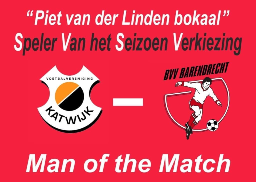 Wie was de best beoordeelde speler in de wedstrijd tussen Katwijk en BVV Barendrecht ...?